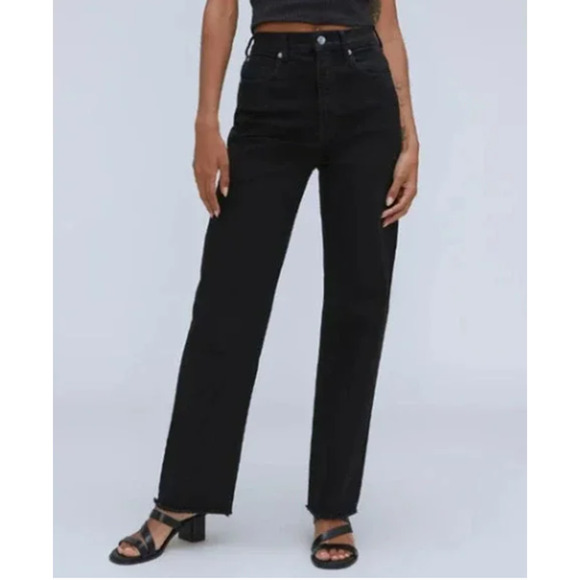 NWT Everlane The Curvy Way High Jean in Coal Black